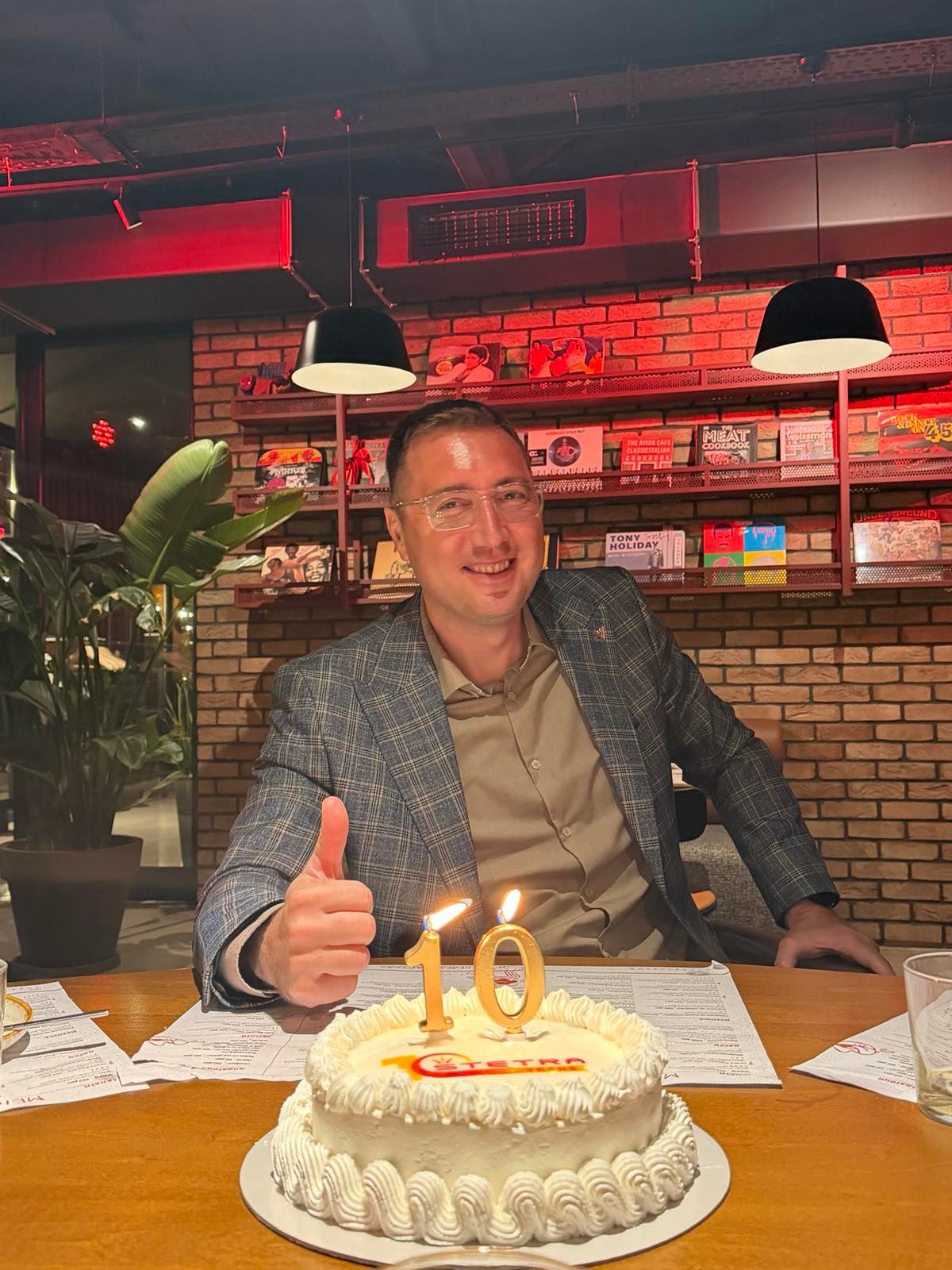 Stefan Trajkovski celebrating ten years of Stetra Lighting