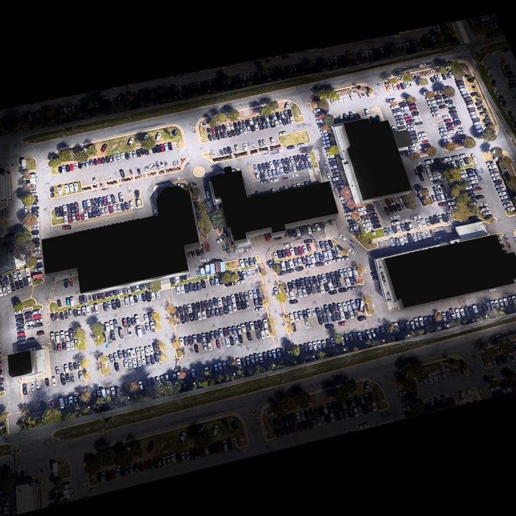 3D Photometric Plan For Parking Lot Lighting