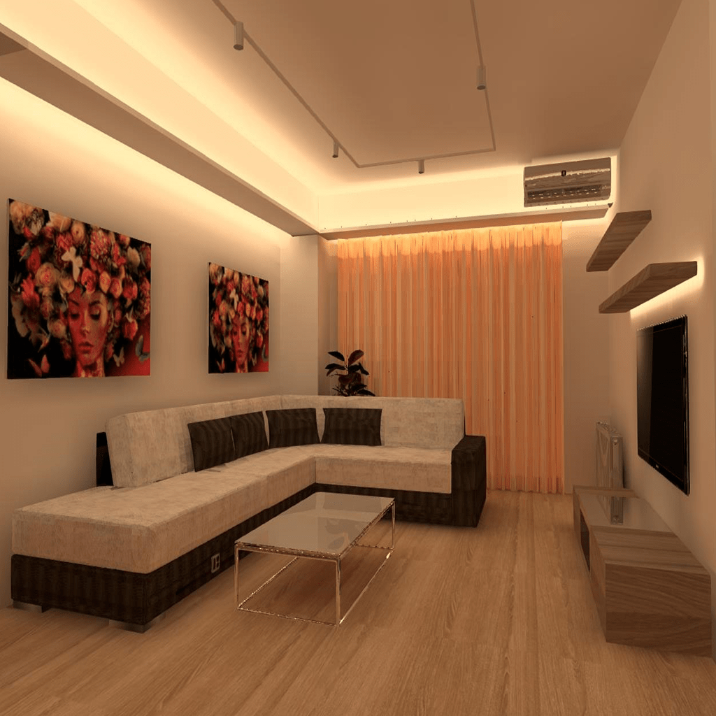 Dialux Evo Lighting Living room Stetra