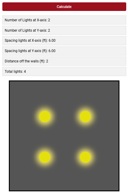 recessed lighting calculator - stetra lighting