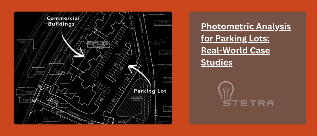 photometric analysis for parking lots