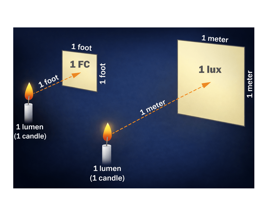 FC vs Lux Lighting Units Explained