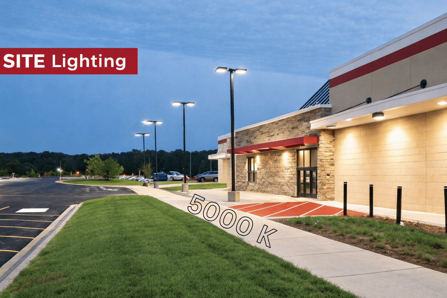 3000k vs 5000k site lighting