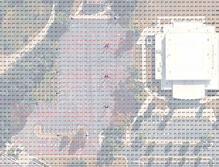 Parking lot photometric plan example