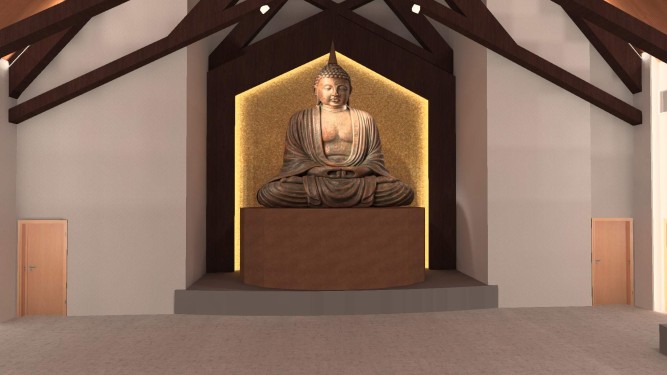 Buddhist Temple Dialux Project - Stetra Lighting